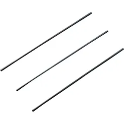 1000 Schafte für Kalenderaufhänger schwarz | 113 mm, Kunststoff, Stahl