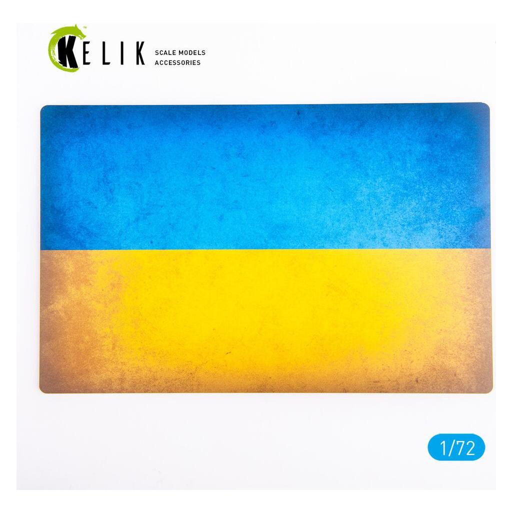 Kelik Ukraine Flag - Base - Acrylic 3 mm (280 x 180 mm) (170 g) (18 x 28 cm) (KS72090)