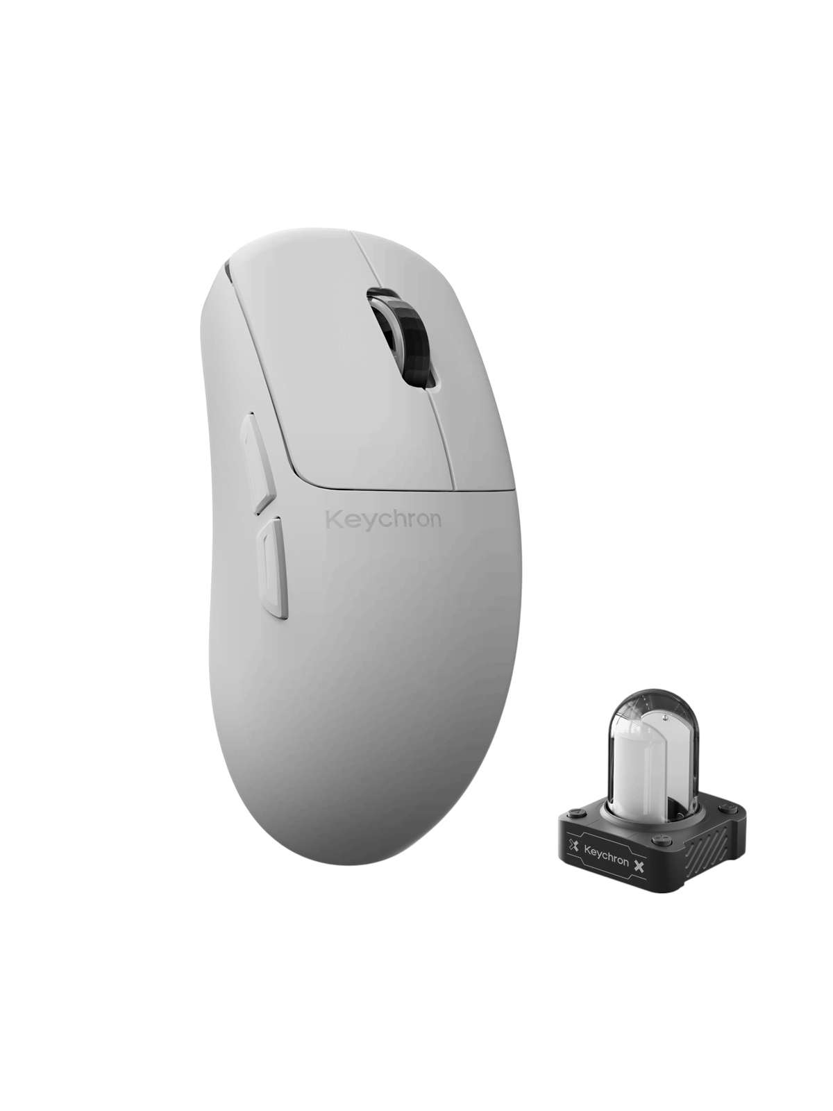 Keychron G6 HE 8K - Gaming Maus (Weiß)