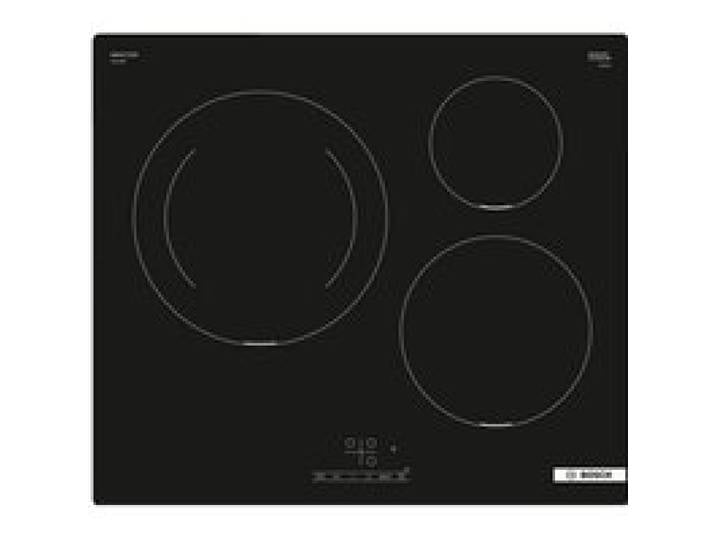 Table à Induction - BOSCH - PIJ611BB5E - 3 foyers - Vitrocéramique - Noir