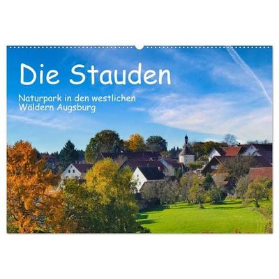 Die Stauden, Naturpark in den westlichen Wälder Augsburgs (Wandkalender 2027 DIN A2 quer), CALVENDO Monatskalender