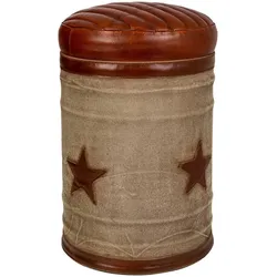 HOCKER, braun, 30x45cm