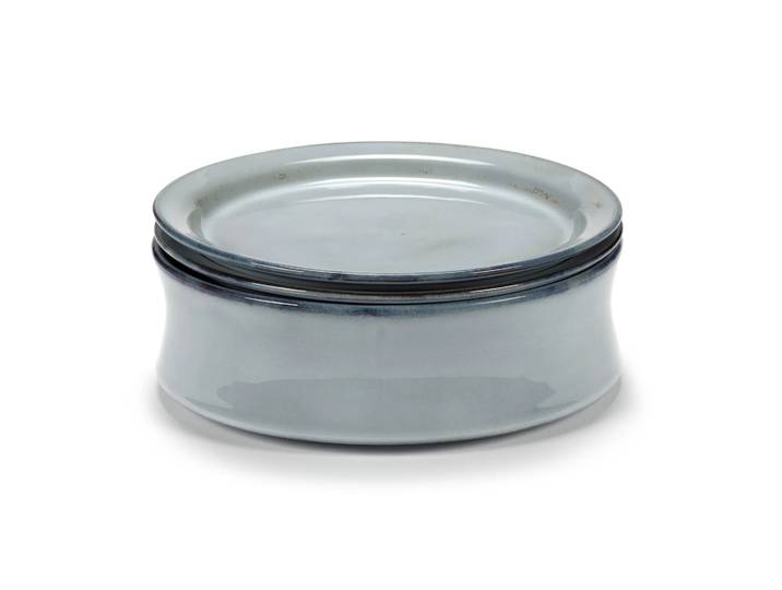 Serax Ensemble de bol et d assiette 3 pièces Pure Bleu'