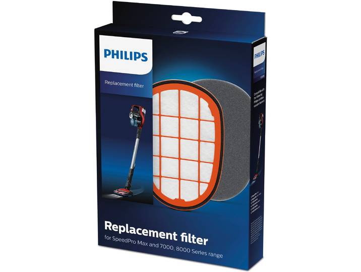 PHILIPS Filter-Set FC5005/01 , grau (grau, orange), Filterkartuschen, Filter-Set