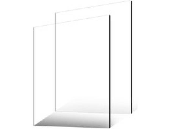 VEVOR Feuille Acrylique, 610 x 914 mm, Plaque Plastique Transparente, Épaisseur 6 mm, Lot de 2, Facile à Découper Percer, Résistance, pour Artisanat, Couverture de Cadre Photo, Affichage de Bricolage