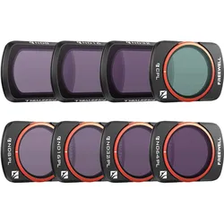 Freewell Set of 8 filters All Day, Action Cam Zubehör, Mehrfarbig