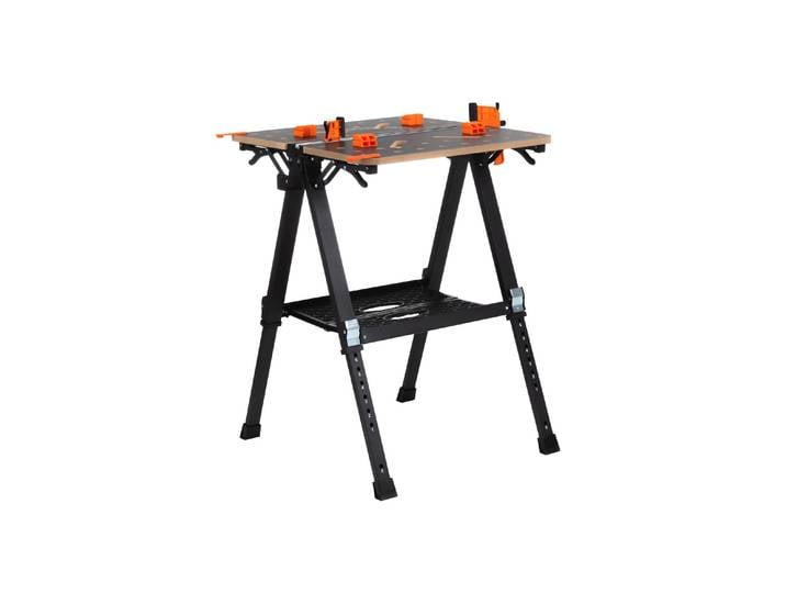 Arbeitstisch STRUCT Stahl, 450 kg , schwarz (bunt), Tische, Arbeitstisch
