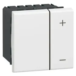 DIMMER 2M 2-L 600W WS Mosaic