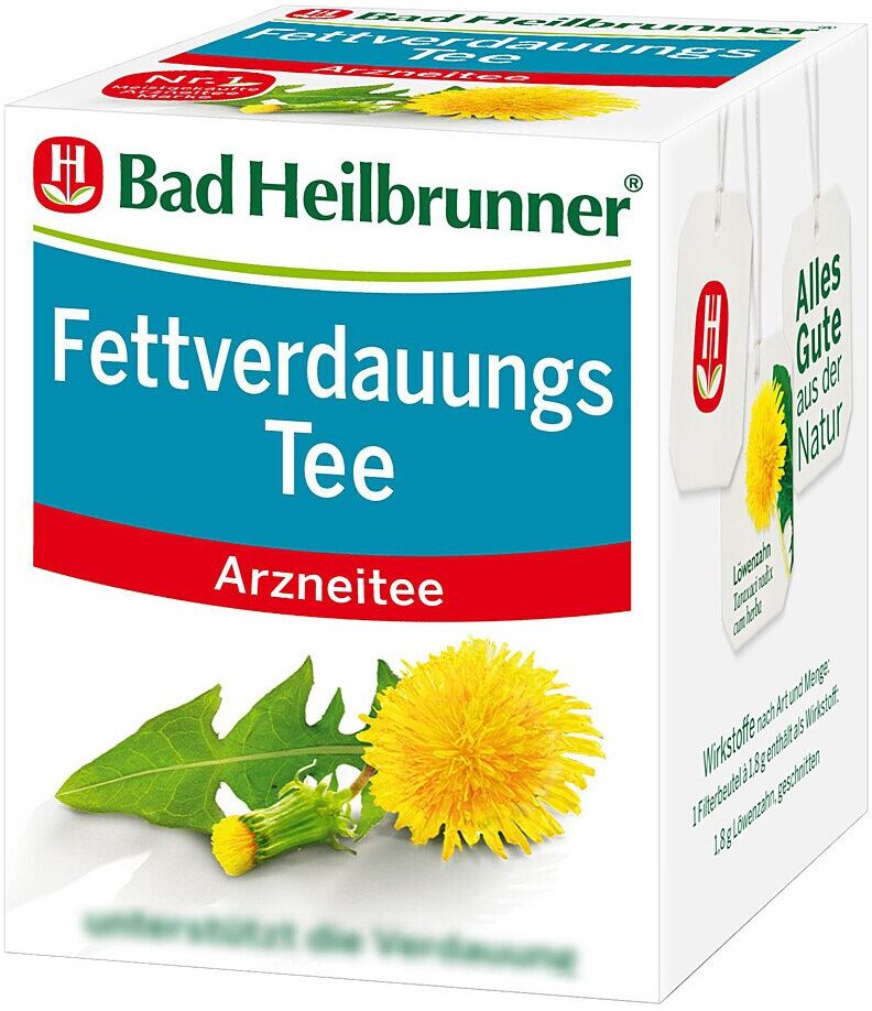 Bad Heilbrunner Tee Fettverdauung Filterbeutel 8X1.8g