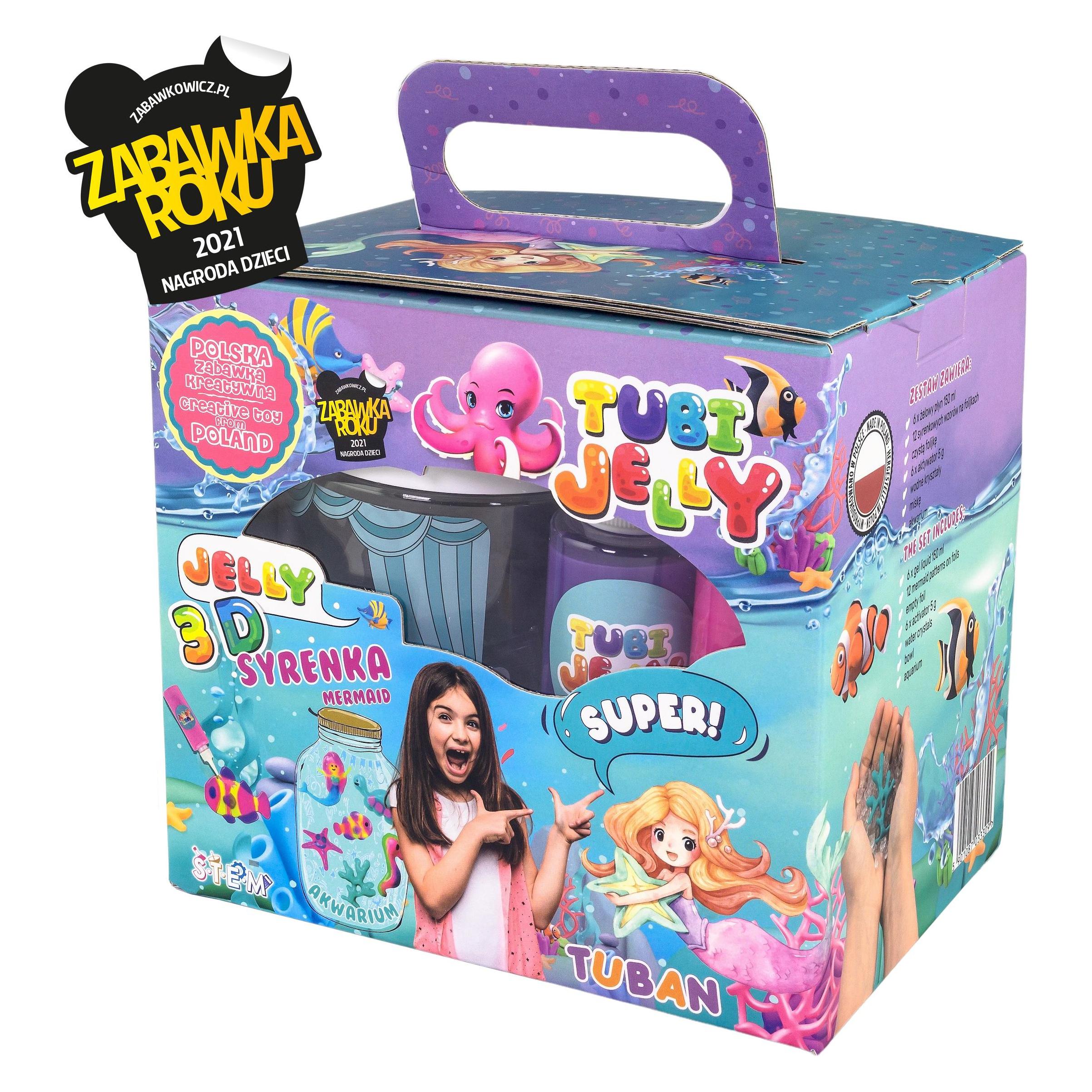 Tuban Tubi Jelly set 6 c olors small aquarium (TU3330)