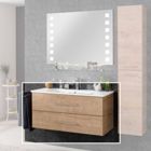 FACKELMANNGMBH B.Perfekt Waschplatz-Set 102 Asteiche, 102x49x48 cm 09198559