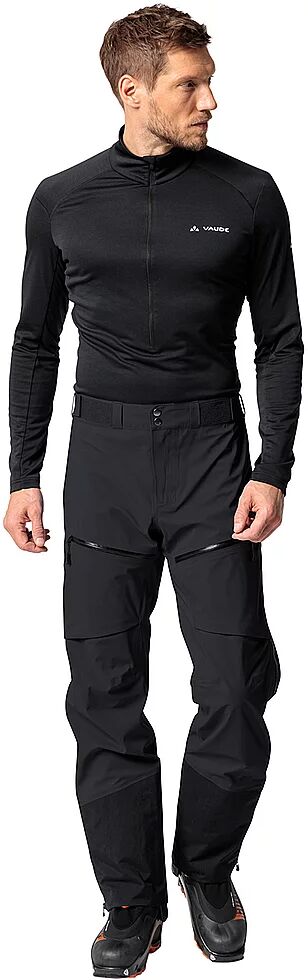 VAUDE Herren Tourenhose Monviso 3-Lagen schwarz   48 M