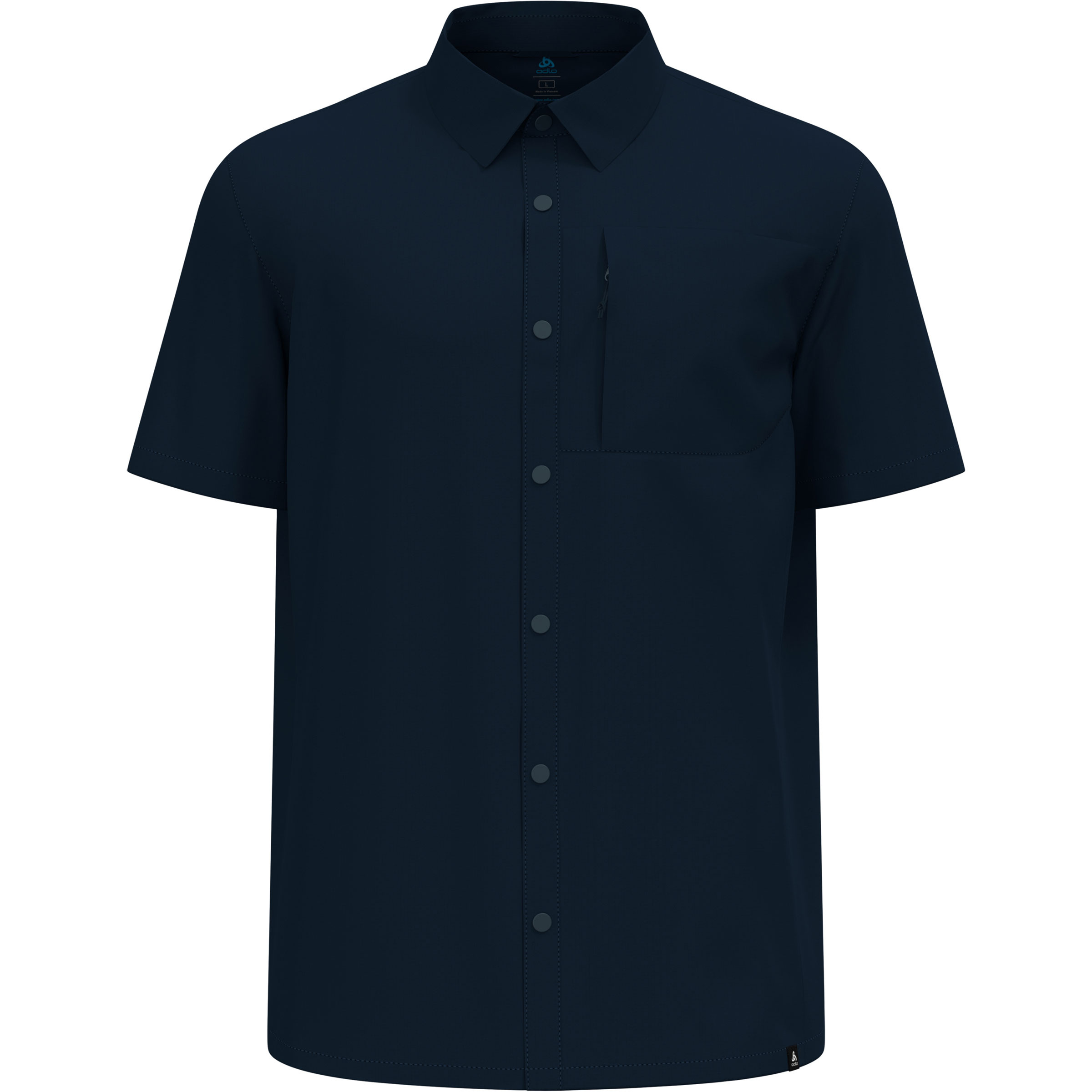 Odlo Essential Herren Hemden blau Größe S Trekking Atmungsaktiv