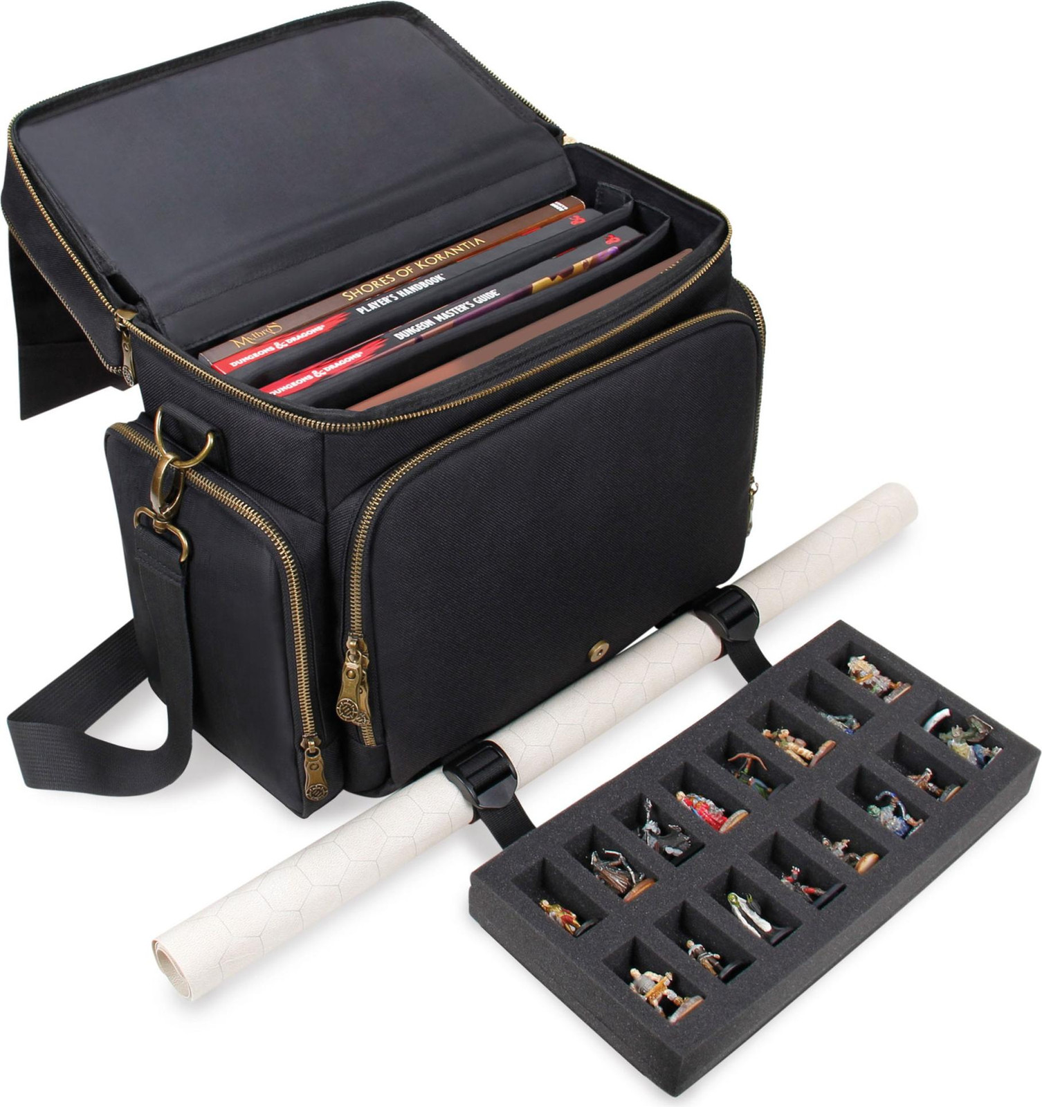 Enhance Electronics Tabletop Series Reisrugzak voor Avonturiers, zwart