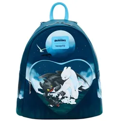 Loungefly, Kindergartentasche, How to Train Your Dragon Toothless And Light Fury Scene Collection backpack cm