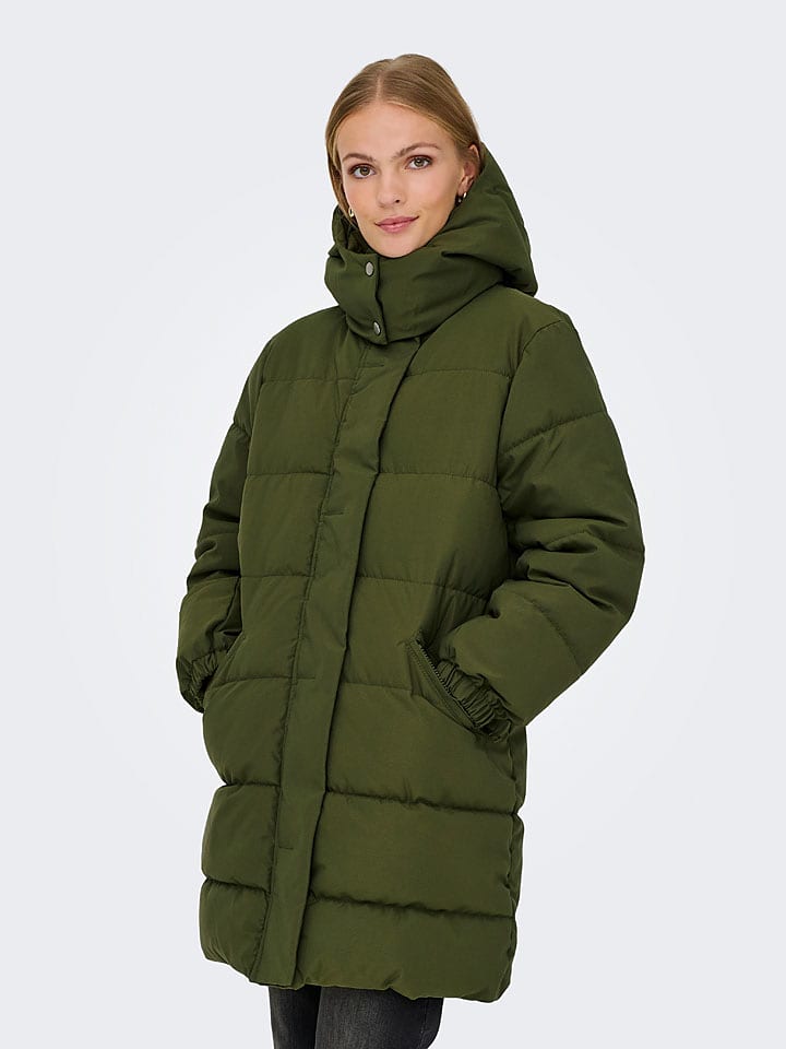 JDY Winterjacke "Aja" in Grün - XS