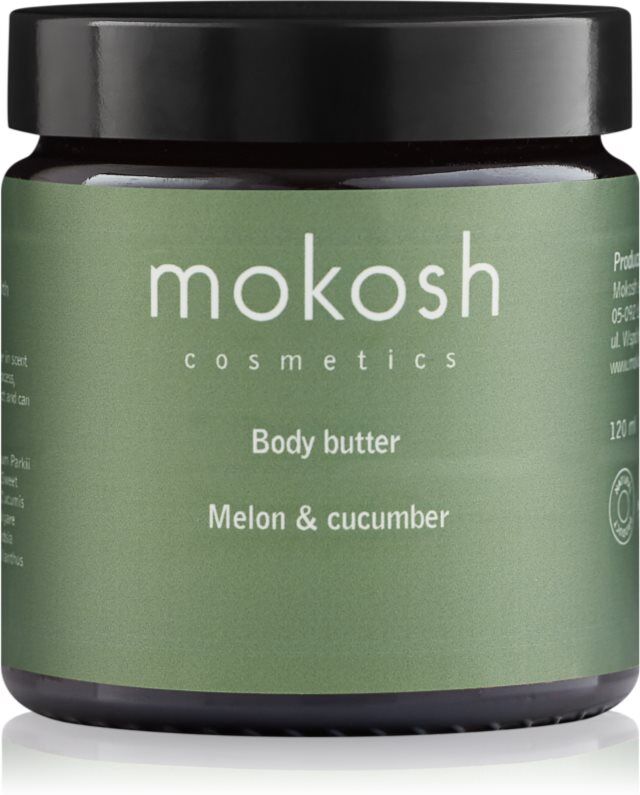 Mokosh Melon & Cucumber beurre corporel aux extraits de concombre 120 ml