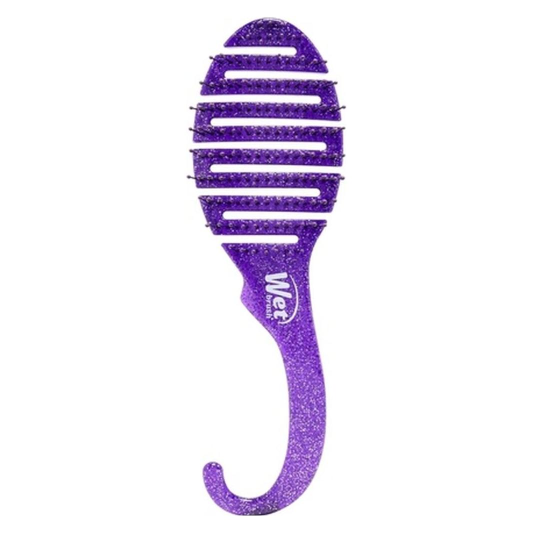 Wet Brush Shower Detangler Purple Glitter - (36727322)