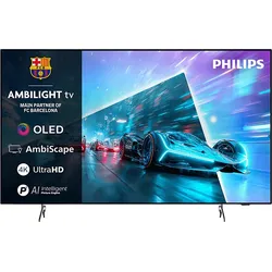 PHILIPS Ambilight TV 65OLED761/12 OLED (Flat, 65 Zoll / 164 cm, UHD 4K, SMART TV, Ambilight)
