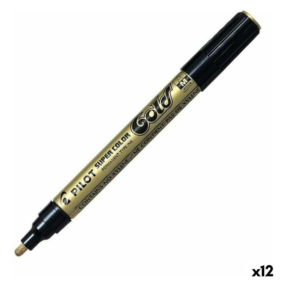 Pilot Dauermarker Gold (12 Stück) (12x) (4064)