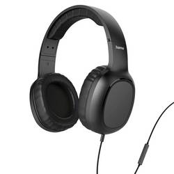 Hama Fun C On Ear Kopfhörer kabelgebunden Stereo Schwarz Headset Telefon 00221814