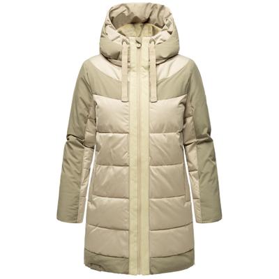 Steppjacke NAVAHOO "Samtkätzchen", Damen, Gr. L (40), grau (kieselgrau), Obermaterial 1: 100% Polyester. Obermaterial 2: 95% Polyester, 5% Elasthan. Futter: 100% Polyester. Ärmelfutter: 100% Polyester. Wattierung: 100% Polyester, figurumspielend...