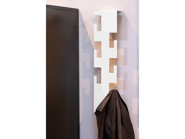 Porte-manteau mural Harrow 15 x 60 x 8cm Blanc