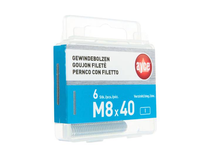 Ayce Gewindebolzen M8 × 40 mm