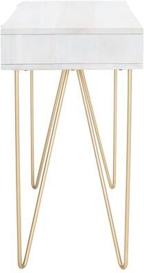 SAFAVIEH Raveena 15.7-Inch Hairpin Metal Leg Desk, Modern