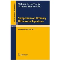 Symposium on Ordinary Differential Equations, Fachbücher von A. Harris, W. Sibuya