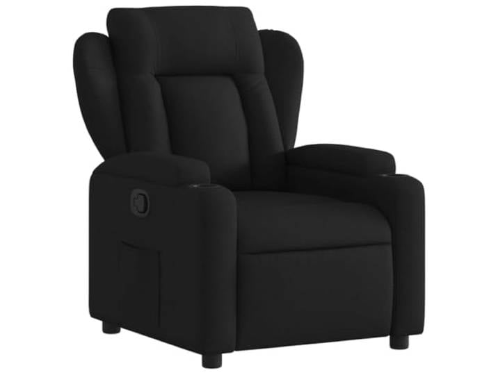 Heofavd Relaxsessel mit Liegefunktion Polstersessel TV Sessel Schwarz