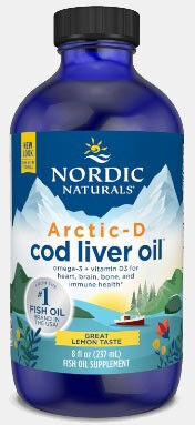 NORDIC NATURALS ARCTIC D3 COD LIVER OIL 237ml