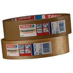 24x TESA Klebeband tesapack 4124 TOP-PVC 25mm x 66m transparent