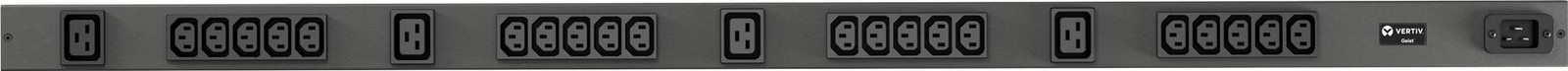 Vertiv Geist Basic VP7552 Stroomverdeelunit voor inbouw in een rack