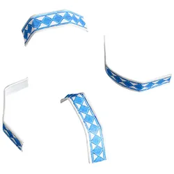 25000 Clipbandverschluss weiß, blau | 33 mm, Papier, Metall