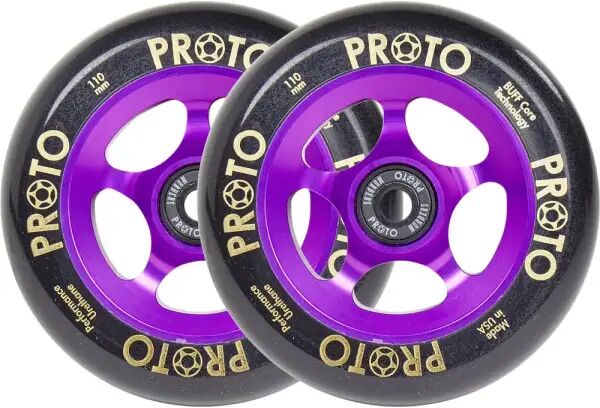 Stunt Scooter Rollen Proto Spoked Grippers 2 Stk. (110mm - Black On Purple)