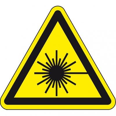 Dreifke® Warnschild Warnung vor Laserstrahl, ASR/ISO, Recycling-Verbundplatte, SL 200mm