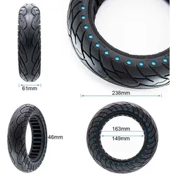Ultraleicht Vollgummirad 10x2,5-6,1/B44 - blaue Punkte [Nedong]