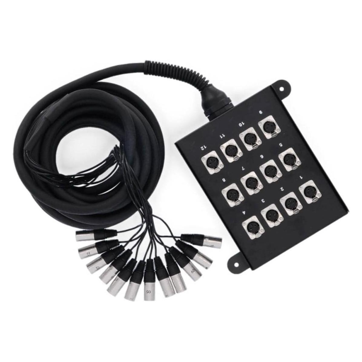 AH Cables Multicore Kabel 10 m K12C10 An (0.33 m, XLR Kabel) (K12C10)
