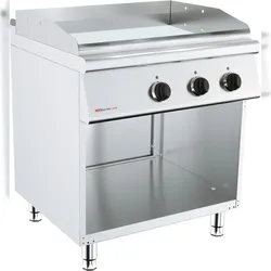 Elektrische Grillplatte + inklusiv Unterbau - 7,2 kW