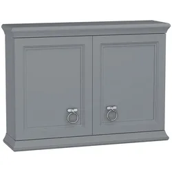VitrA Valarte Oberschrank Breite 75 cm 2 Türen Grau Matt,62256 62256