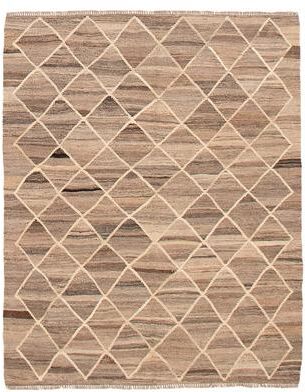 Ecarpetgallery "Sivas Taupe Kilim 4'11"" x 6'4"" - 4'11 x 6'4"