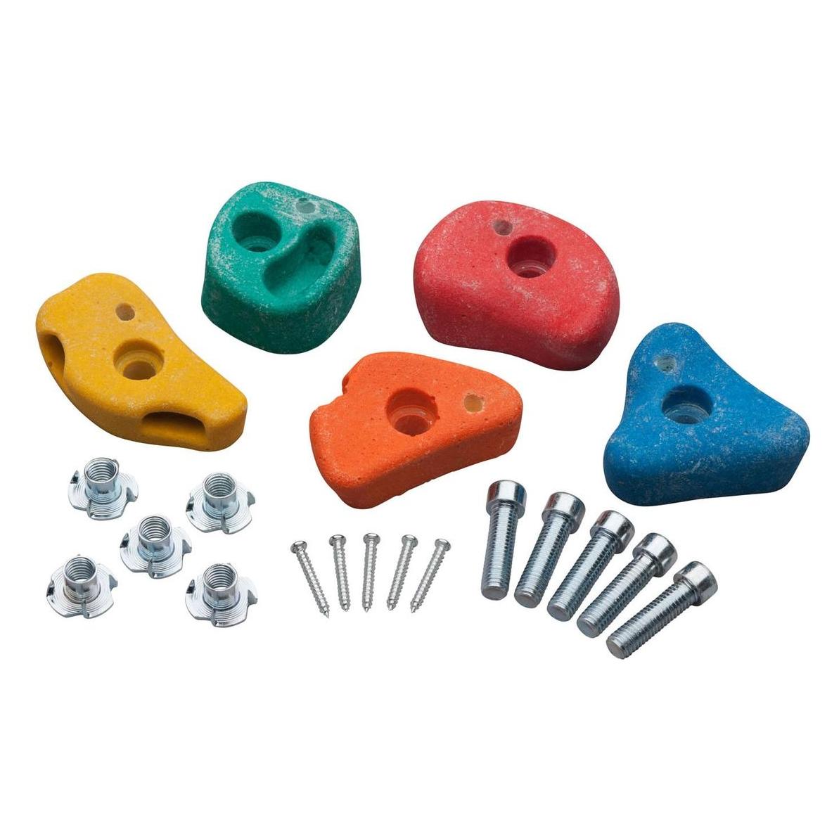 SwingKing Klimsteen Set Klein met 2 gaten, 5st. (19641873)
