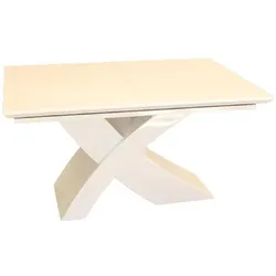 Sedex Möbel-Handels-Gesellschaft mbH & Co. KG Esstisch Auszugstisch 200-240x100 cm Weiß Lackiert