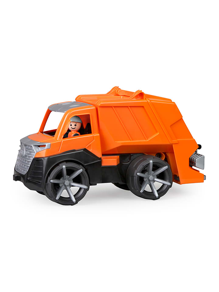 LENA Spielfahrzeug "TRUXX² Müllwagen" in Orange - ab 2 Jahren - onesize