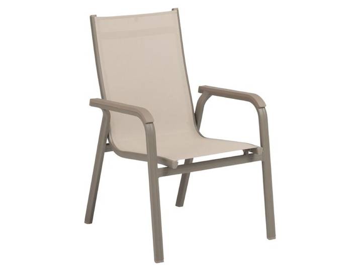 Kettler Basic Plus Stapelsessel Aluminium/Outdoorgewebe