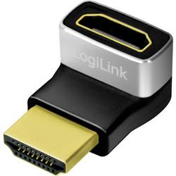 LogiLink AH0007A HDMI Adapter [1x HDMI-Buchse - 1x HDMI-Stecker] Schwarz-Grau