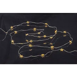 HELLUM LED-Lichterkette transp.Kabel, batt. 525045
