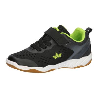 Hallenschuh LICO "Sportschuh Key VS", Mädchen, Gr. 30, Textil, schwarz, Synthetik, Schuhe Hallenschuh