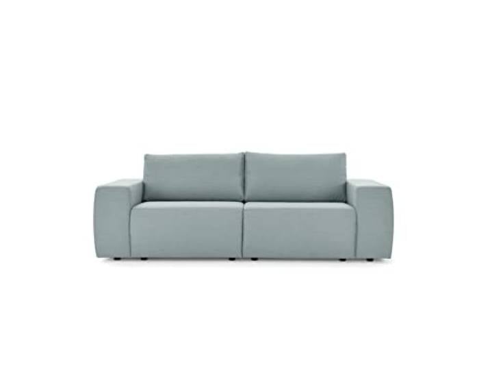 LOOKS by Wolfgang Joop Looks II Designer Bigsofa, Sofa, Polstersofa, eisblau, 242x89x70 cm